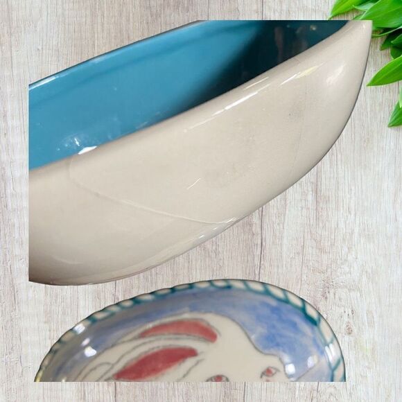 Ceramic Bunny Box Trinket Box Hanmade - Picture 6 of 13